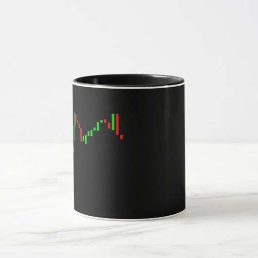 Mug Bougies de commerçant de forex (Centre)