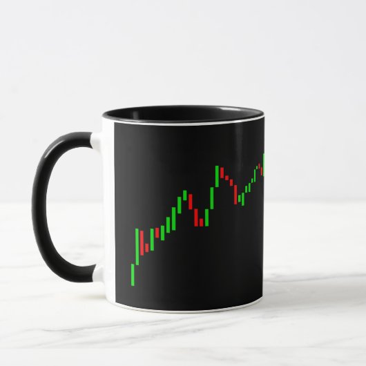 Mug Bougies de commerçant de forex (Gauche)