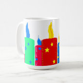 Mug Bougies de Noël (Devant gauche)