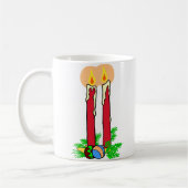 Mug Bougies de Noël (Gauche)