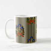 Mug Bougies et couronne de Noël (Gauche)