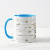 Mug Bougies Faux Bois Blanc (Gauche)