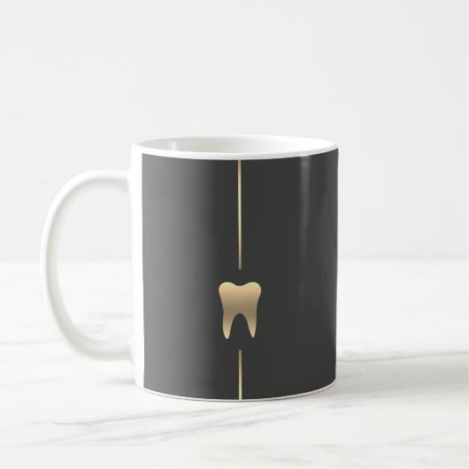 Mug Bouillie de café dentaire minimaliste (Gauche)