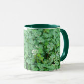 Mug Bouillie de café Shamrock verte (Devant droit)