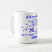 Mug bouillie de poulet à trois pattes (Devant gauche)