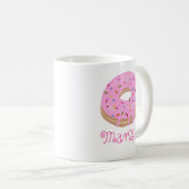 Mug Bouillie rose et café de nom (Devant droit)