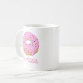 Mug Bouillie rose et café de nom (Devant gauche)