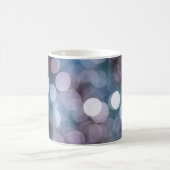 Mug Boukeh gris bleu, arrière - plan abstrait. (Centre)