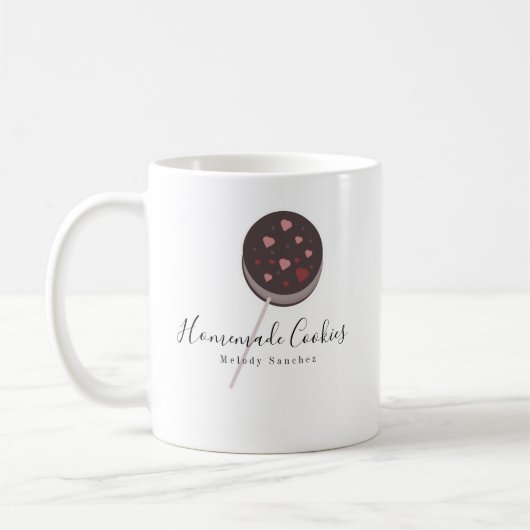 Mug Boulangerie Cookies Biscuits Dessinés à la Main (Gauche)