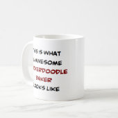 Mug boulangerie de caniche, génial (Devant gauche)