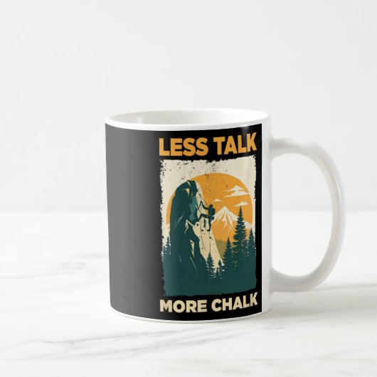 Mug Bouldern Retro Escalade Alpinisme Bloc Boulderer (Droite)