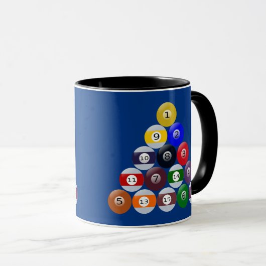 Mug Boule 8 (Devant droit)