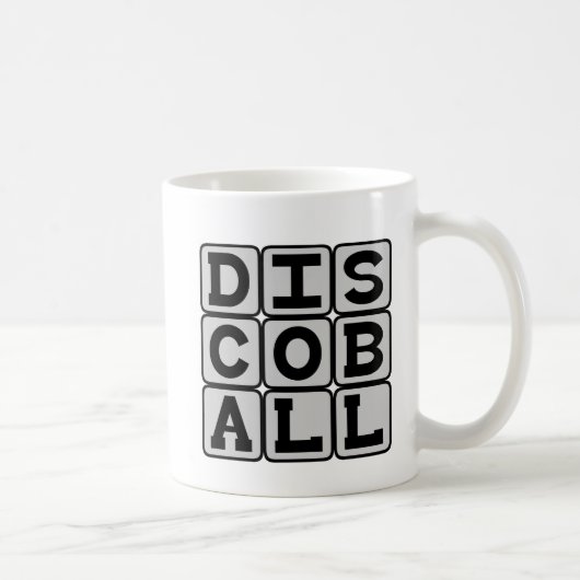 Mug Boule à facettes, Gui de club de danse (Droite)