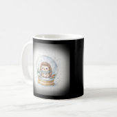 Mug Boule à neige de Noël avec un hérisson (Devant gauche)