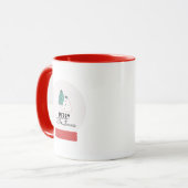 Mug Boule à neige de Noël Cookie (Devant gauche)