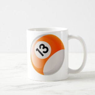 MUG BOULE DE BILLARDS DU NUMÉRO 13