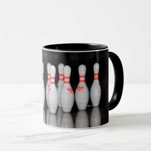 Mug Boule de Bowling (Devant droit)