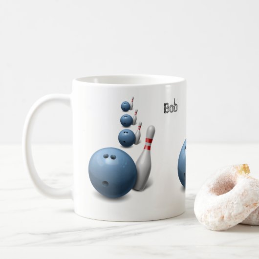 Mug Boule de Bowling (Avec donut)