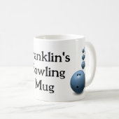 Mug Boule de Bowling (Devant droit)