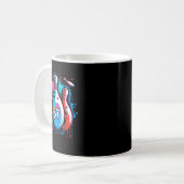 Mug Boule de bowling 67 Six Sept Alpha Slang 6 7 Mème  (Devant gauche)