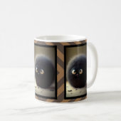 Mug Boule de café de boule de bouffée (Devant droit)