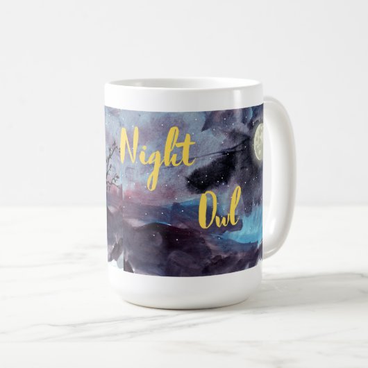 Mug Boule de café Night Owl (Devant droit)