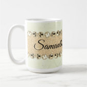 Mug Boule de diamant en marbre vert (Gauche)