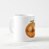 Mug Boule de disco orange (Devant gauche)