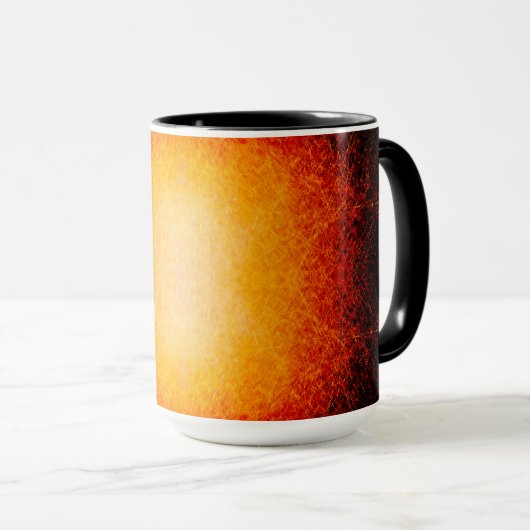 Mug Boule de feu éclatante (Devant droit)