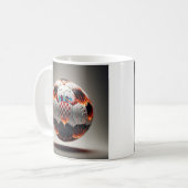 Mug Boule de football croate fière (Devant gauche)
