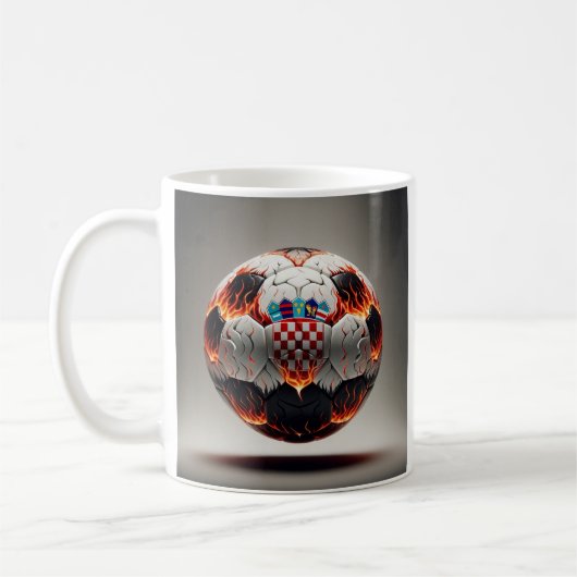 Mug Boule de football croate fière (Gauche)