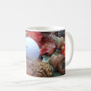 Mug Boule de golf et feuilles et glands