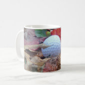 Mug Boule de golf et feuilles et glands (Devant gauche)