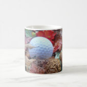 Mug Boule de golf et feuilles et glands (Centre)