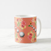 Mug Boule de golf Floral Golfer (Devant droit)