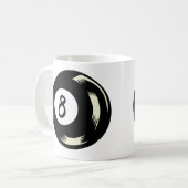 Mug Boule de la magie huit (Devant gauche)