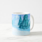 Mug boule de neige de lancement de garçon mignon de (Devant droit)