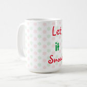 Mug Boule de neige de Noël (Devant gauche)