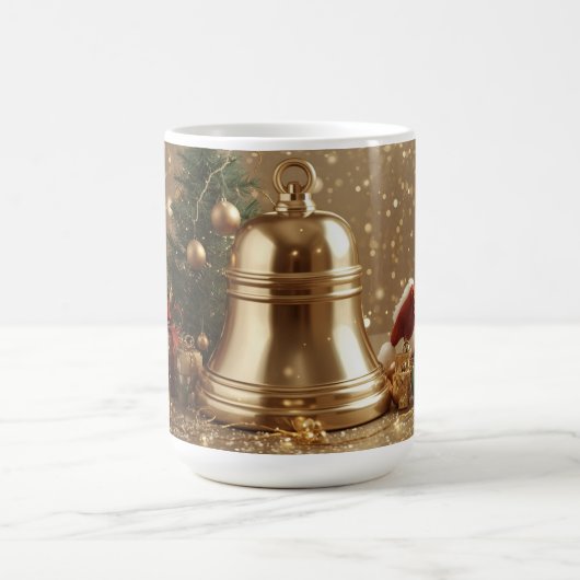 Mug Boule de Noël Dorée – Arbre de Fêtes de Fin d' (Centre)