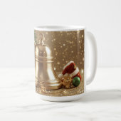 Mug Boule de Noël Dorée – Arbre de Fêtes de Fin d' (Devant droit)
