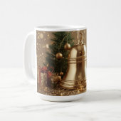 Mug Boule de Noël Dorée – Arbre de Fêtes de Fin d' (Devant gauche)