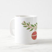 Mug Boule de Noël personnalisée (Devant gauche)