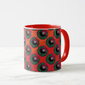Mug Boule de Noël Wheath Rouge 8 (Devant droit)