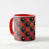 Mug Boule de Noël Wheath Rouge 8 (Devant gauche)