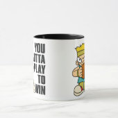 Mug Boule de panier de garçon vilain (Centre)