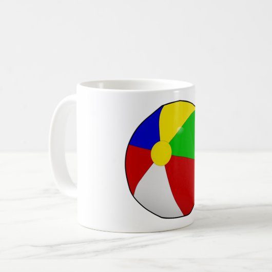 Mug Boule de plage (Devant gauche)