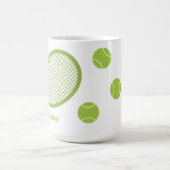 Mug Boule de tennis moderne personnalisée (Centre)