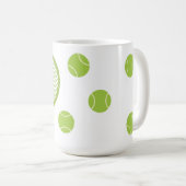 Mug Boule de tennis moderne personnalisée (Devant droit)