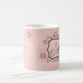 Mug Boule Diamond Pink Tufee Cuir Coupe de café (Centre)