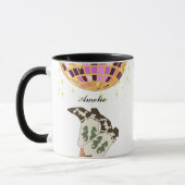 Mug Boule Disco Cowboy de jambes de cowboy moderne (Gauche)